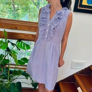 Vintage Karin Stevens Purple Gingham Dress